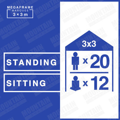 2.5x2.5 10X10の屋外のおおいのテントの玄関ひさし